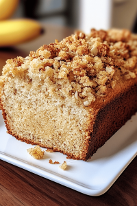 Bananen kruimelbrood
