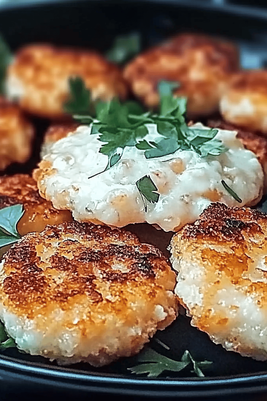 Blumenkohl Kroketten Final Dish Presentation
