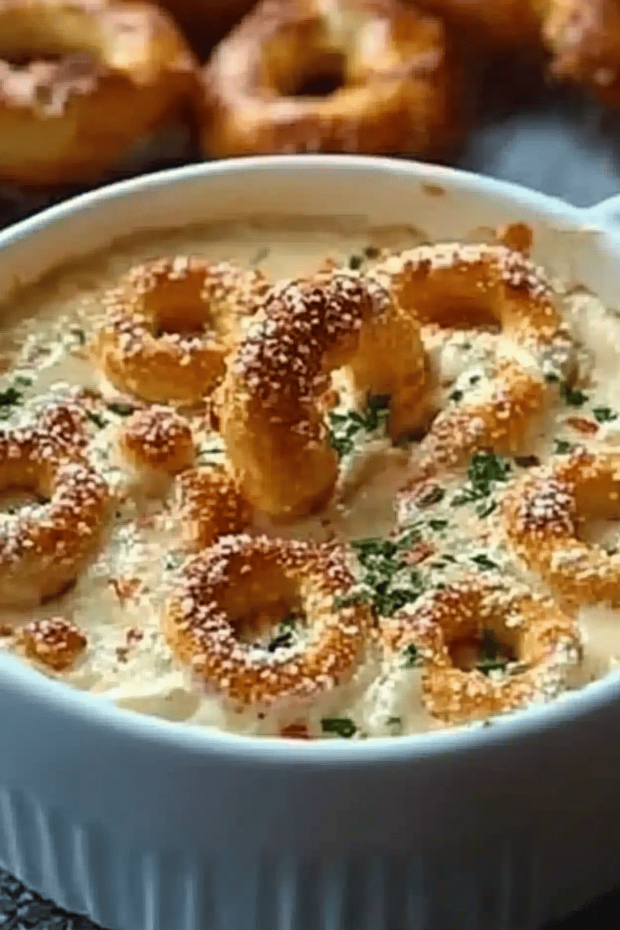 Brezel Dip maken Final Dish Presentation