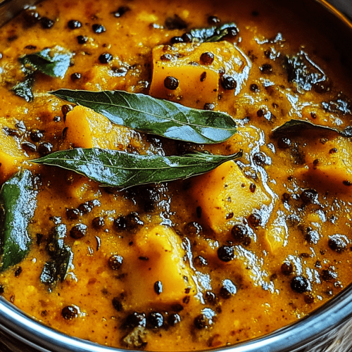 Butternut Kürbis Sambar