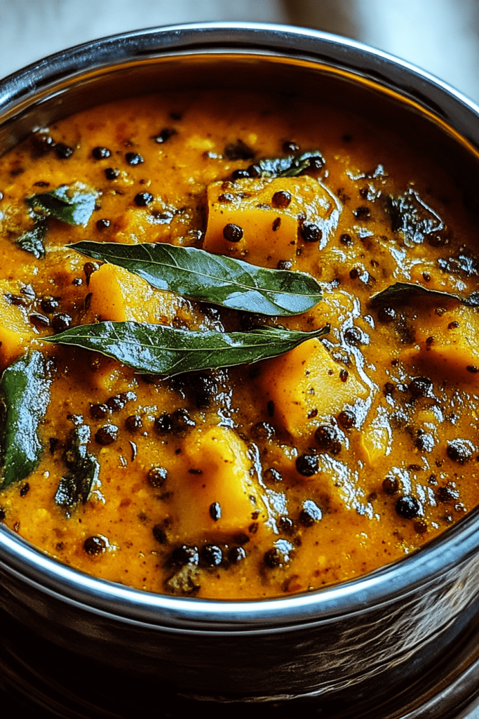 Butternut Kürbis Sambar