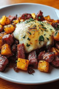 Corned Rindfleisch Hash