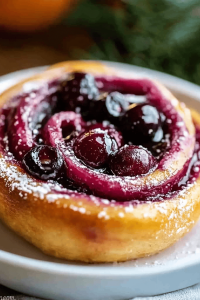 Cranberry-Orange-Zimtschnecken