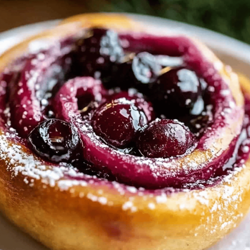 Cranberry-Orange-Zimtschnecken