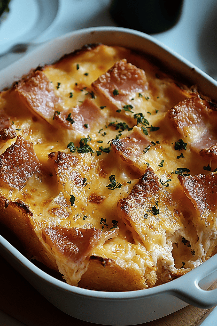 Croque Monsieur Ovenschotel Final Dish Presentation