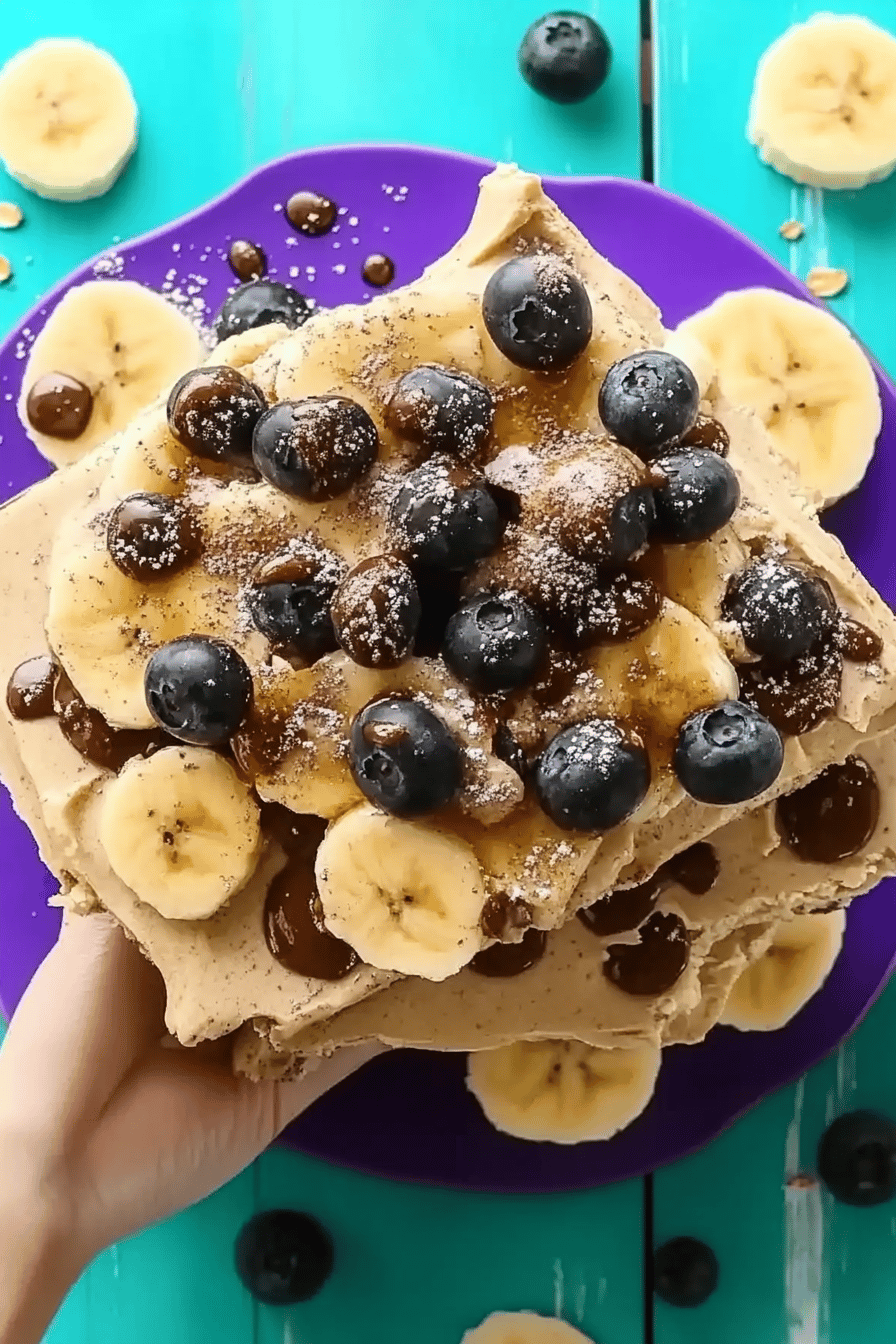 Erdnussbutter-Bananen-Joghurt-Riegel ingredients