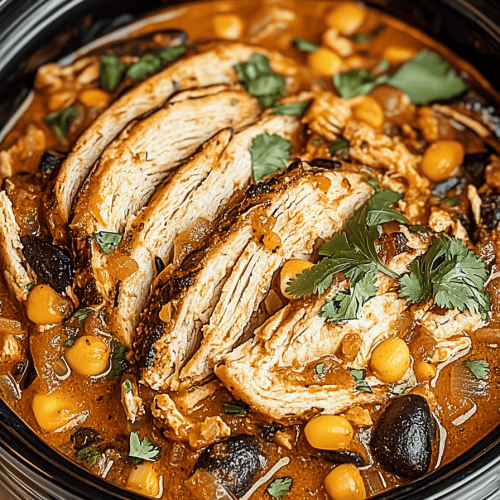 Fiesta Hähnchen Slow Cooker