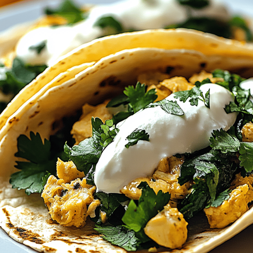 Frühstück Tacos