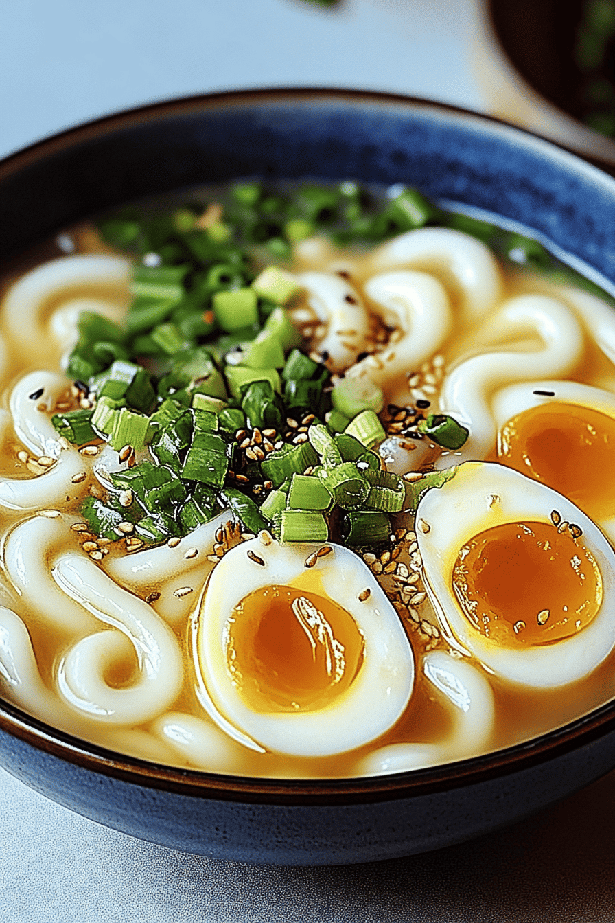 Frühstück Udon Final Dish Presentation