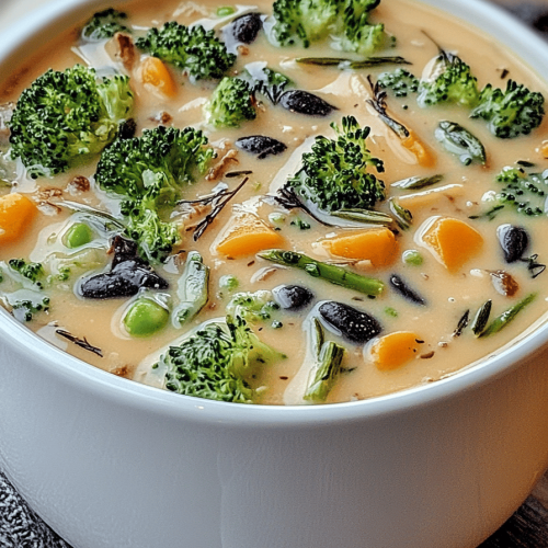 Hähnchen-Brokkoli-Suppe
