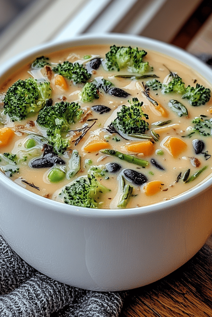 Hähnchen-Brokkoli-Suppe