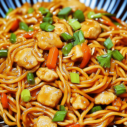 Hähnchen Chow Mein
