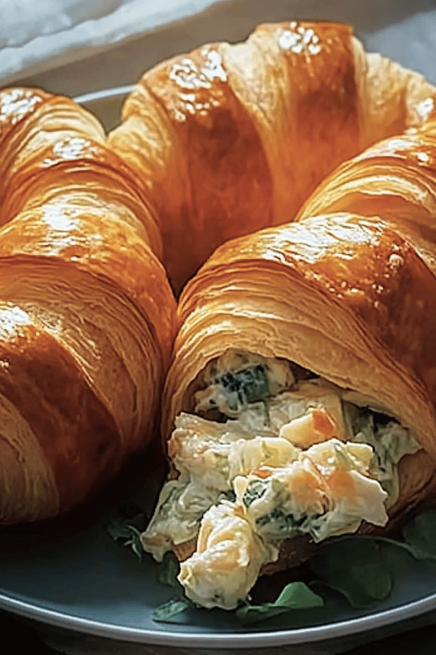 Hähnchensalat Croissants ingredients