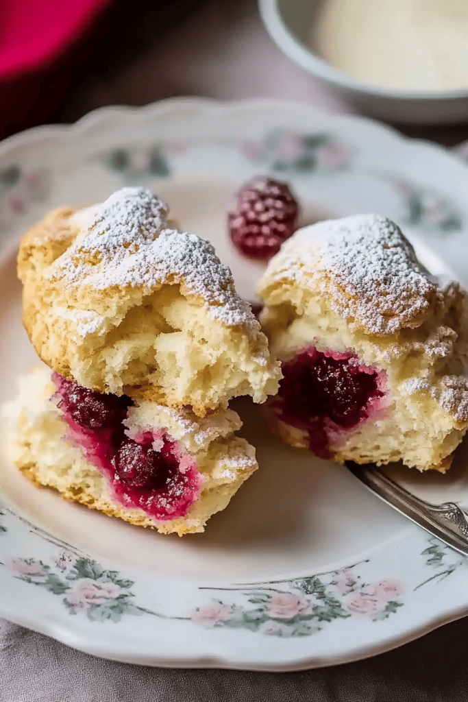 Himbeer-Zitronen-Scones recept