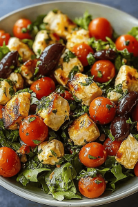 Kikkererwten Kip Salade