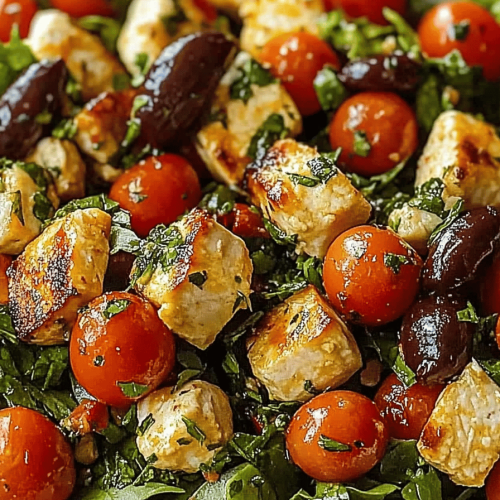 Kikkererwten Kip Salade
