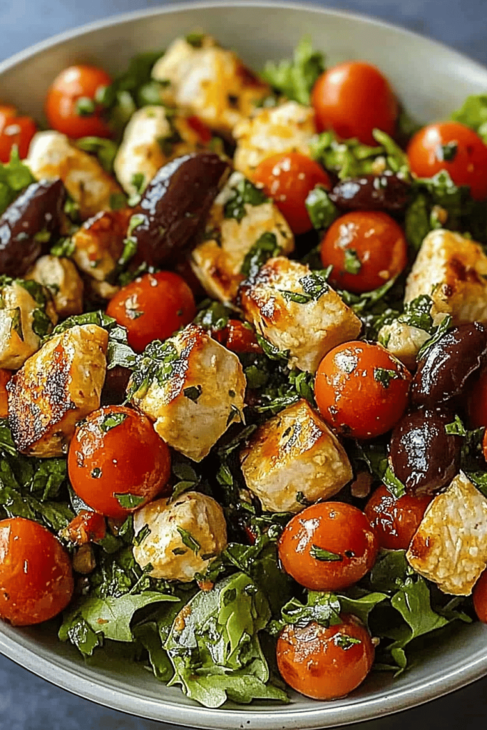 Kikkererwten Kip Salade