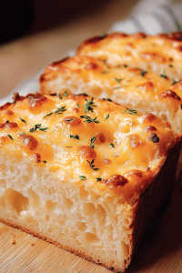 Knoblauch Cheddar Brood