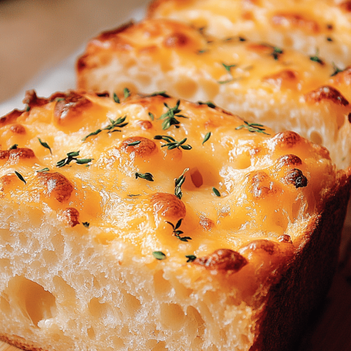 Knoblauch Cheddar Brood
