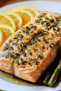 Lachs mit Zitrone