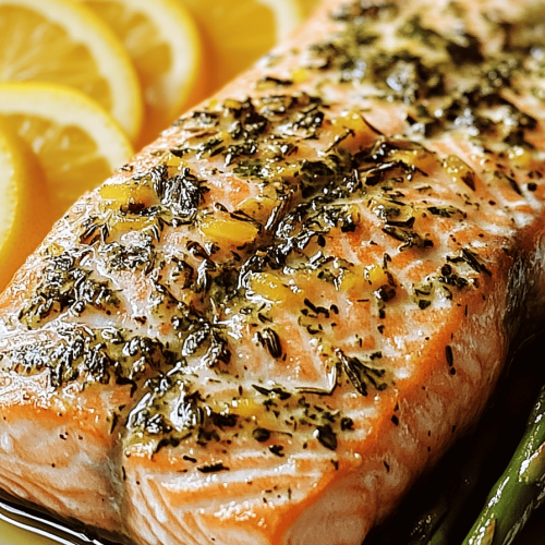Lachs mit Zitrone