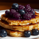 Maispfannkuchen Frühstück