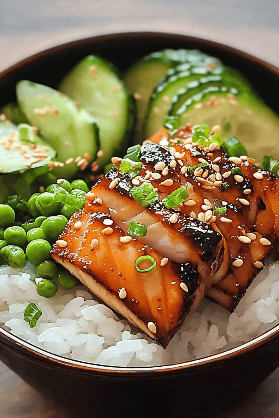 Miso Lachs Bowl ingredients