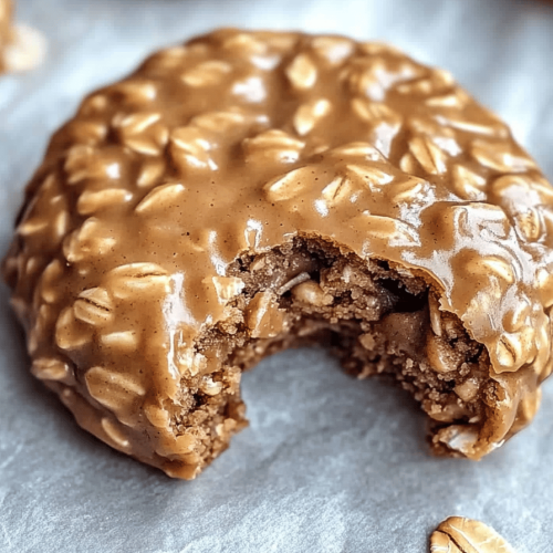 No-Bake Peanut Butter Oatmeal Cookies