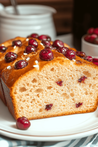 Orangen-Preiselbeer-Brot