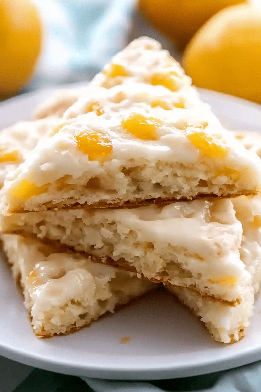 Orangen Sahne Scones Final Dish Presentation