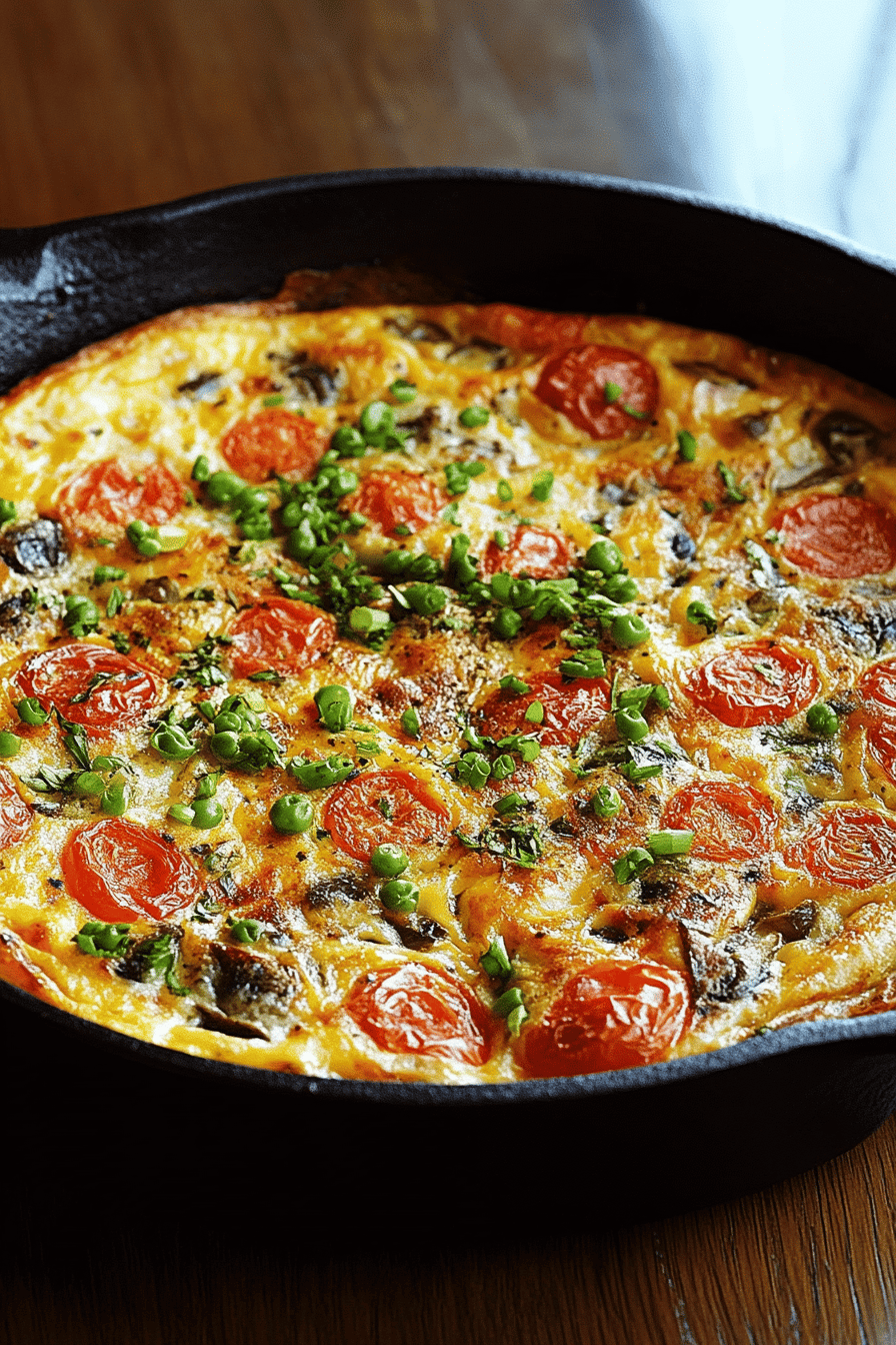 Pimento Kaas Frittata Final Dish Presentation