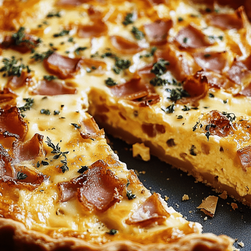 Schinken Käse Quiche