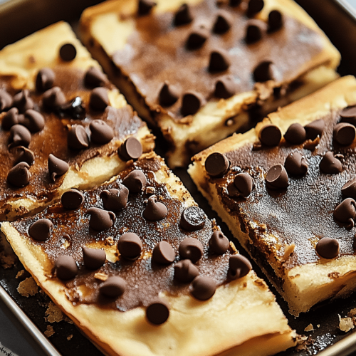 Schokoladenchip Pfannkuchen