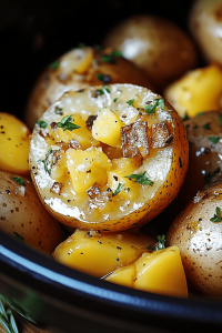 Slow Cooker Ofenkartoffeln