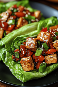Teriyaki Tofu Wraps