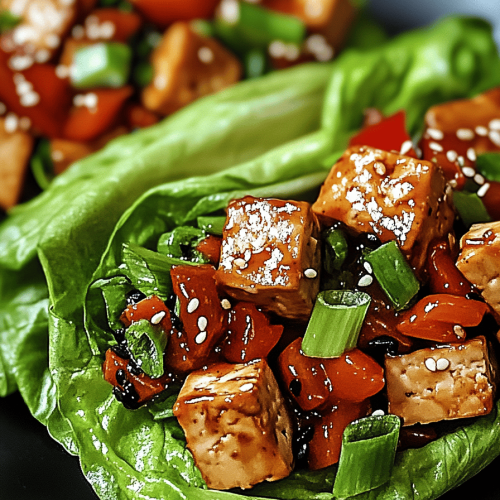 Teriyaki Tofu Wraps