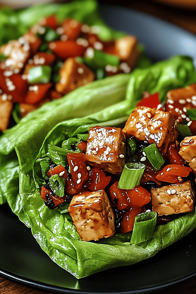 Teriyaki Tofu Wraps