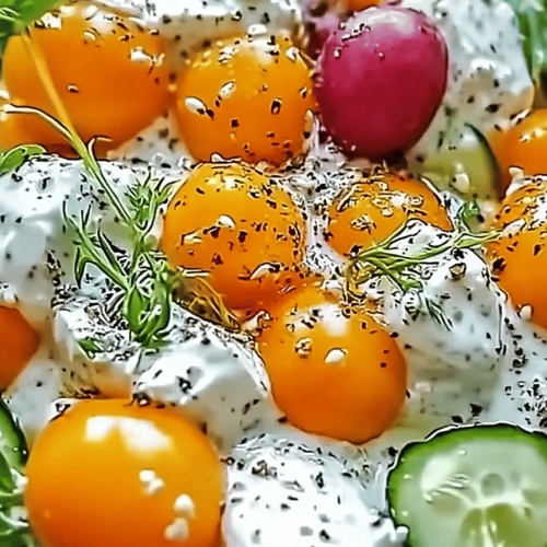 Tzatziki Kichererbsensalat