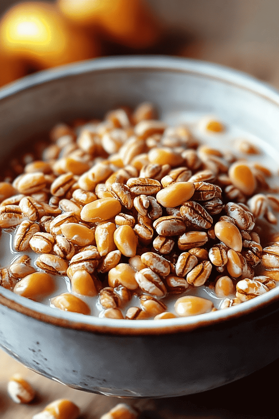 Wheat Berries Breakfast ingredients