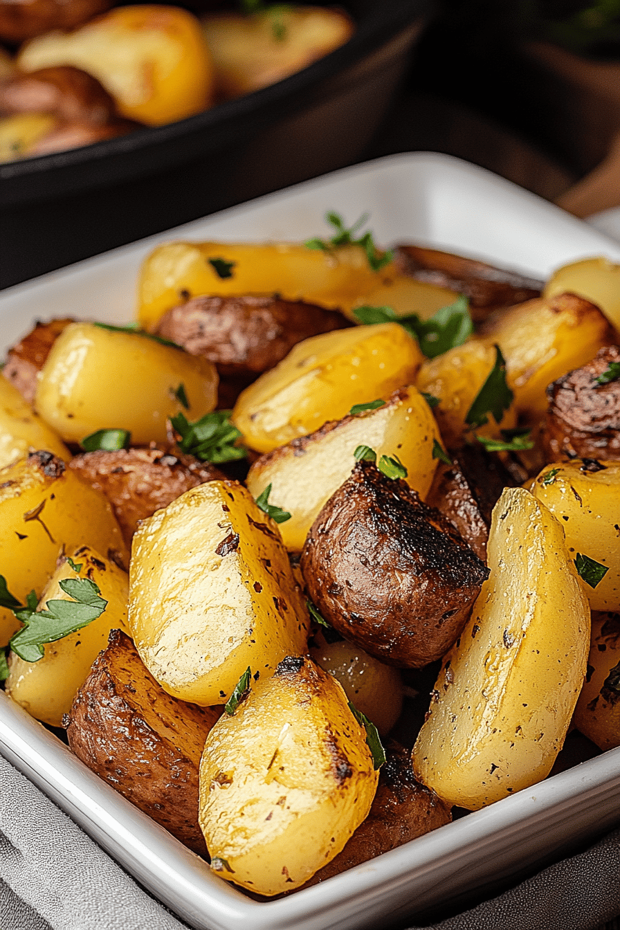 Würstchen-Kartoffel-Auflauf Final Dish Presentation