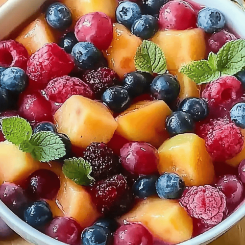 Zomerbessen fruitsalade