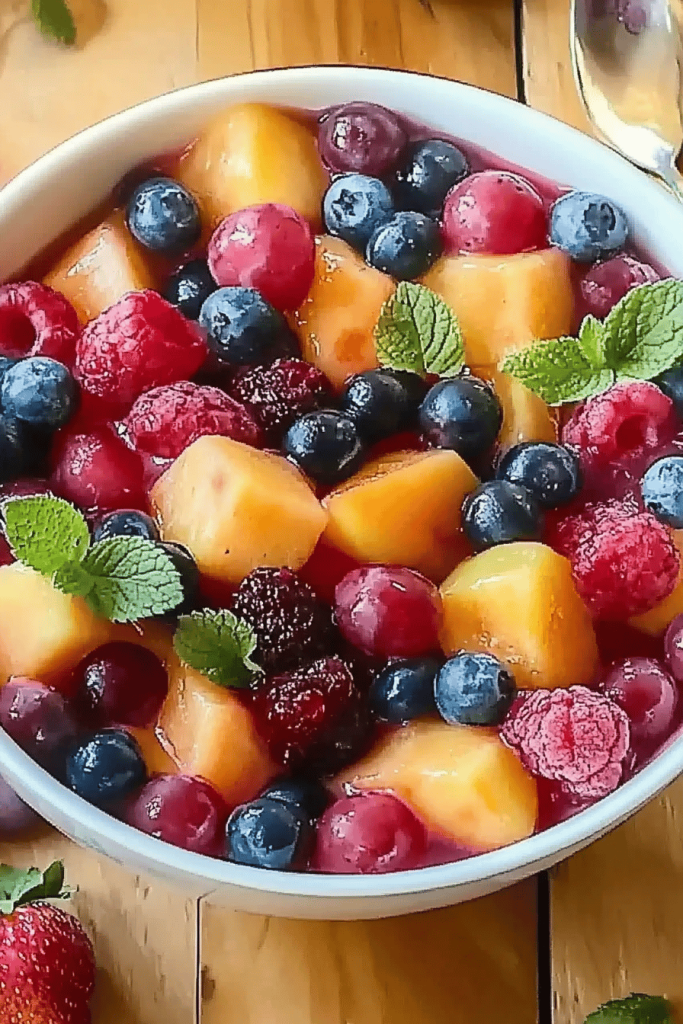 Zomerbessen fruitsalade