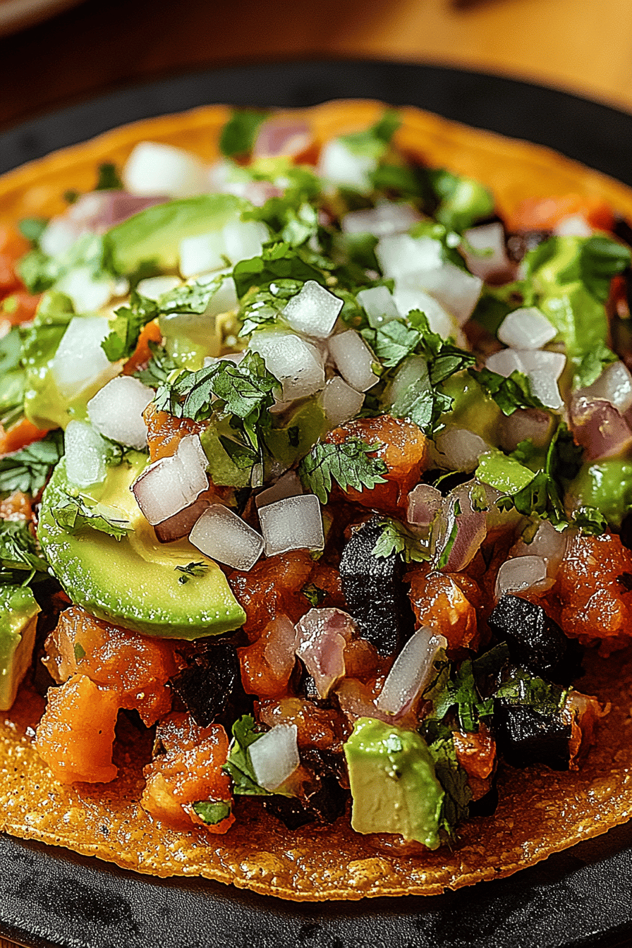 beste Tostadas Rezepte Final Dish Presentation