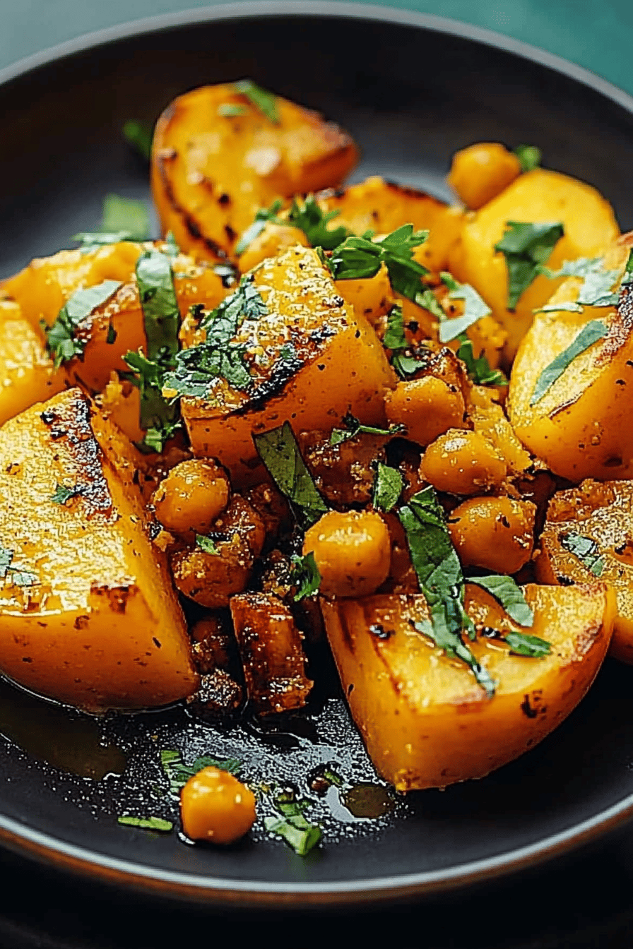 geroosterde pompoen kurkuma ingredients