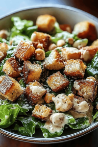 veganer Caesar Salat